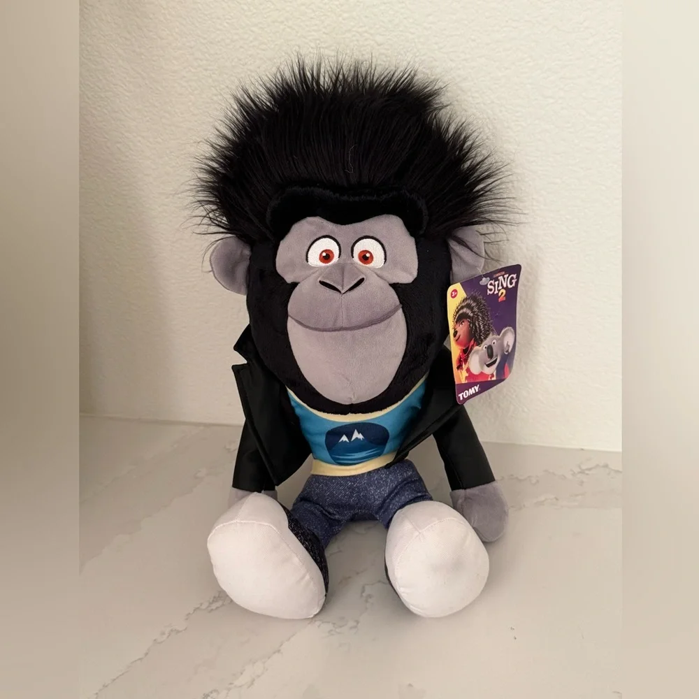Children’s Plushie Tomy Sing 2 Johnny the Gorilla. 18 in. 2022 collectible